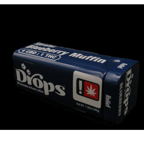 Drops - 20 pack - Blueberry THC/CBD